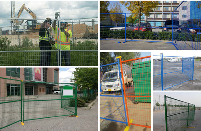 1.5mm 6'×9.5' Portable Security Temporary Construction Fence Panel Q235