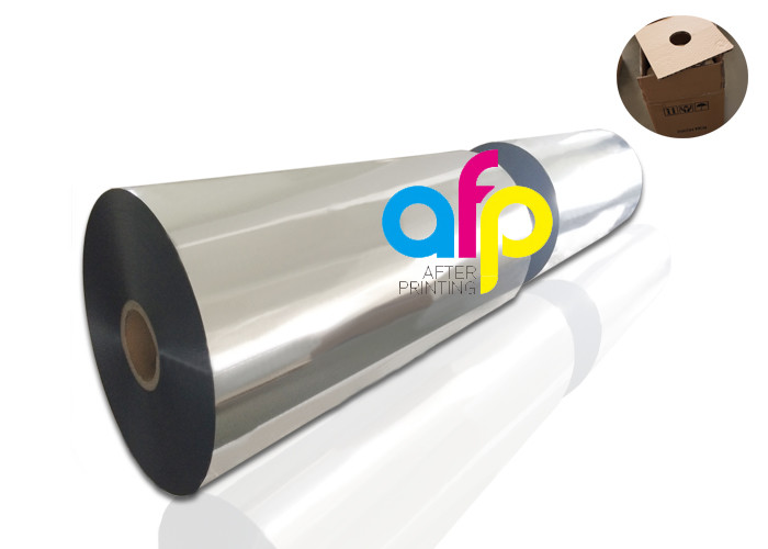 PET Material Metalized Polyester Film Roll 17 Mic - 25 Mic Thickness