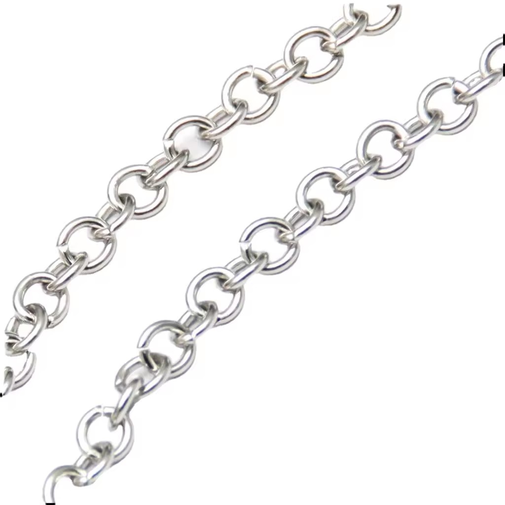 Marine Twisted Link Transport Chain in Stainless Steel for Strong Bearing Capacity