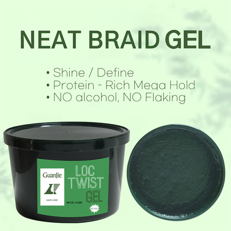 Big Size Private Label Hold Edge Gel Wholesale Neat Conditioning Braiding Shining Custom Edge Control Hair Gel Hair Wax for Woman