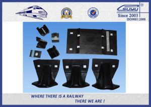 China OEM UIC60 Railroad Tie Plates Rail Fixing Base for Railway Fastenings wholesale