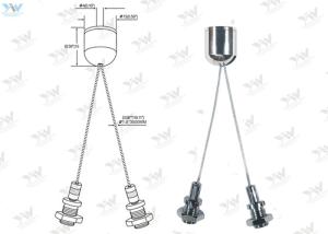 China Y Shaped Stainless Wire Aircraft Cable Adjustable Fittings Brass Cable Grippers wholesale