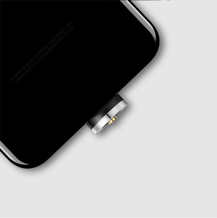 Magnetic Phone Charger Cable 1m 5V 2A Fire proof With 3 Adapters