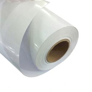 China Osign Self Adhesive Vinyl Film Excellent Flatness Eco - Solvent With Glossy Surface wholesale