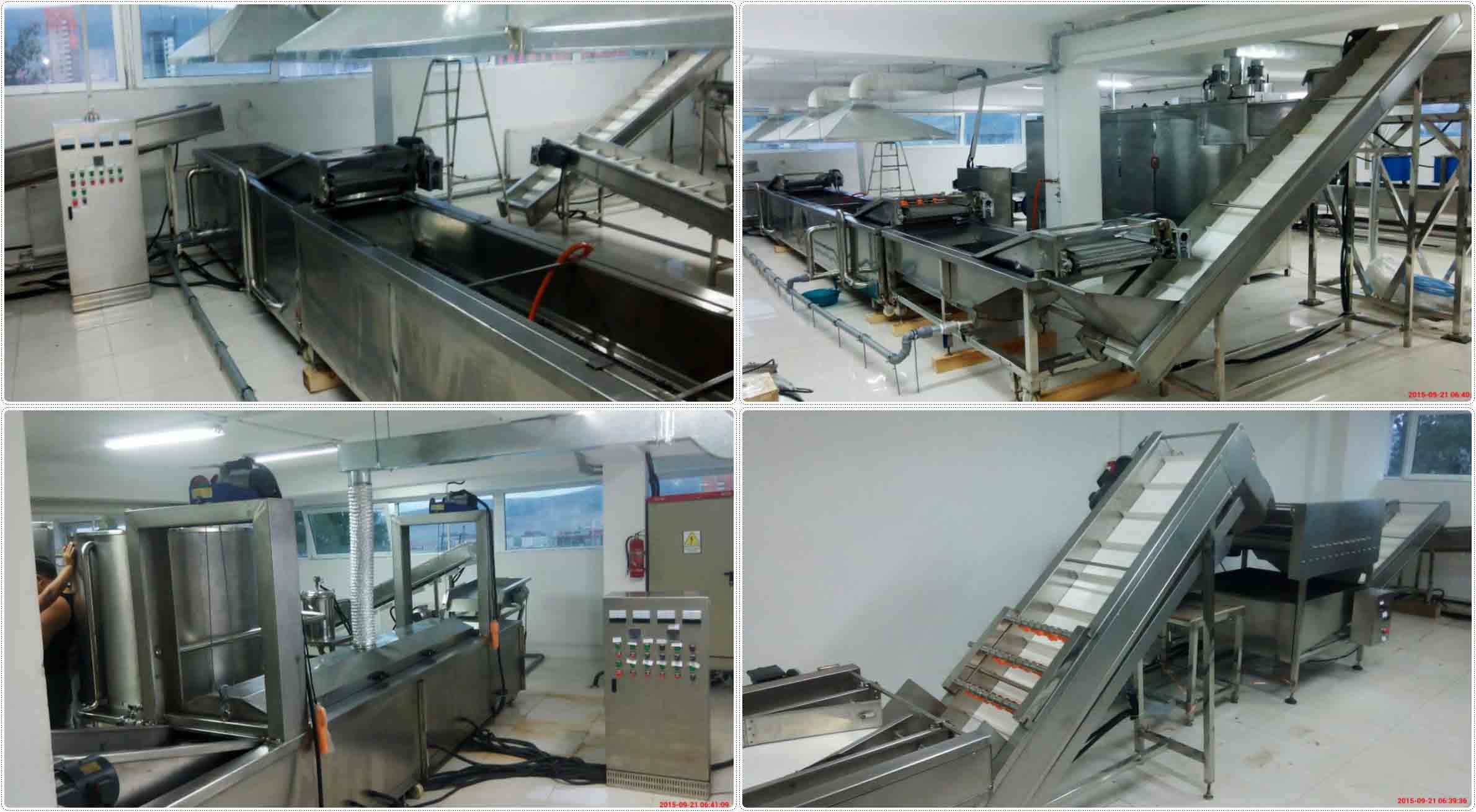 500kg/H Capacity Potato Chips Maker Machine Potato Chips Processing Plant