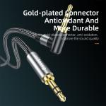 3.5mm AUX Cable Elbow Male To Male Audio Jack Cable 90 Degree