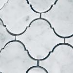 Popular Design White Mosaic Tile Sheets Lantern Stone Mosaic Tile Arabesque