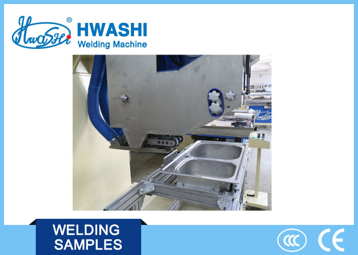 Sink Edge Grinding / Polishing Sink Welding Machine 50mm Abrasive Belt Width