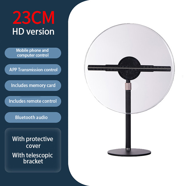 Portable 360° 3D Spinning Hologram Projector Fan 23CM 3D Holofan