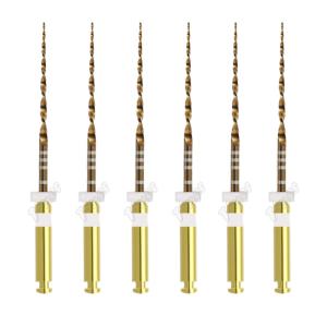 China Dental Rotary File Only One Gold Rotary Wave Files For Root Canal Treatment wholesale