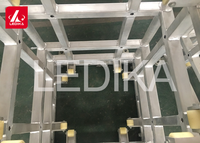 Truss Ground Support Tower Sleeve Corner Block Aluminum Square Box