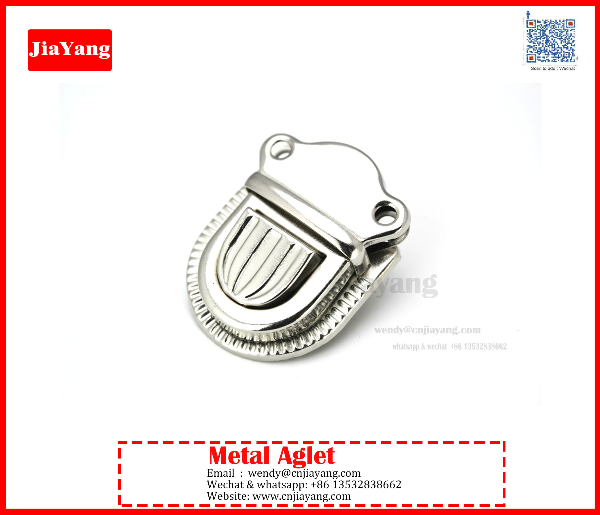 Handbags & Case Metal Press Clasps Lock