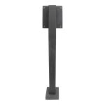 54" Black Steel Gooseneck Stand Metal Fabrication Parts ISO9001 Approval