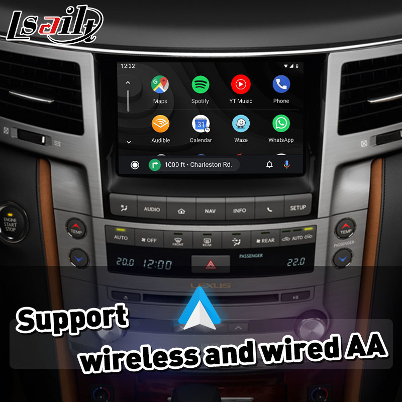 Lsailt Android Multimedia System Video Interface for Lexus LX 570 LX570 2012-2015