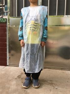 China Biodegradable Disposable Oil Proof Soft Plastic Aprons wholesale
