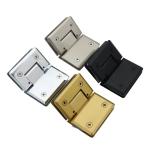 Secure Door Closure 8-12MM Glass Brushed Gold Shower Frameless Glass Door Pivot