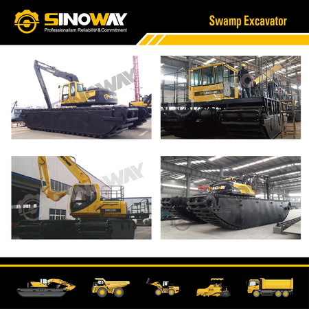 15 ton River Dredging Equipment platform Swamp Cargo Carrier Soft terrain Transporter