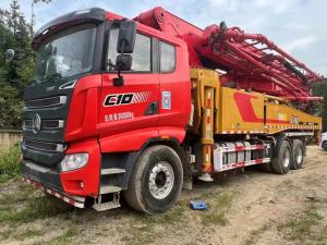 China Putzmeister Refurbished Concrete Pumps Truck Machines 62m For Concrete Pouring wholesale