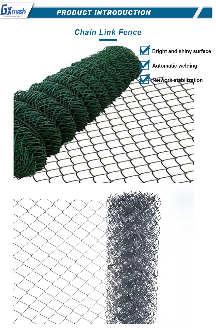 Customized Galvanized Chain Link Fence for Sustainable and Durable Garden Protection