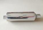 2.5" Inlet Round 14" Stainless Steel Exhaust Resonator