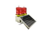 Safety Double Light Solar Aviation Obstruction Light FAA L864 High Chimney