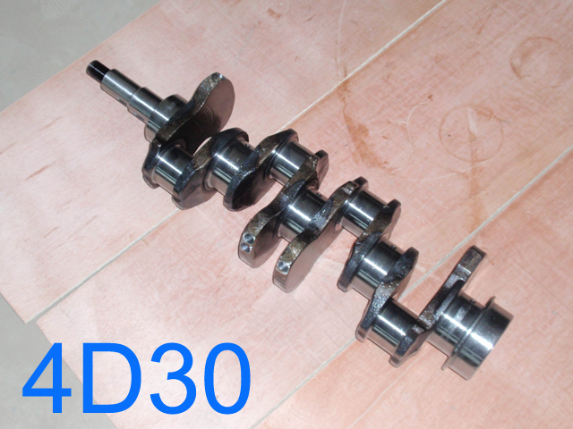 4D30 Aluminum Forged Diesel Engine Crankshaft Excavator Engine Parts High Wear Resistance