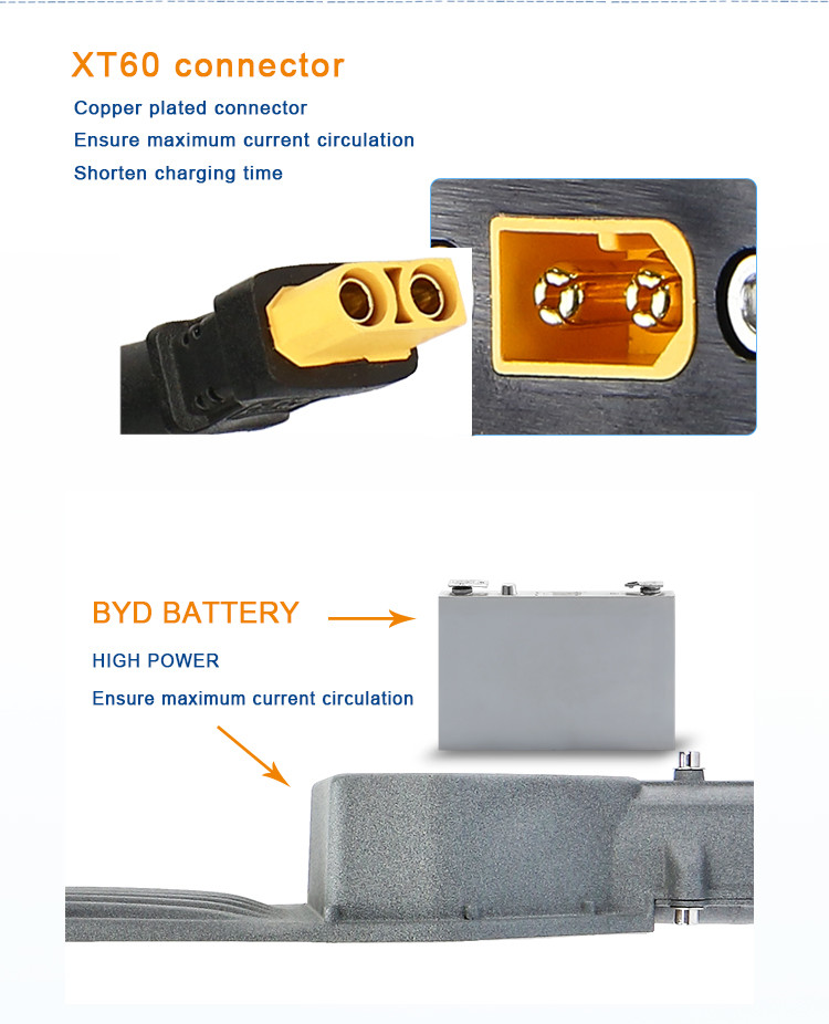 50000 Lumen Controller Separate 200w Solar Street Light