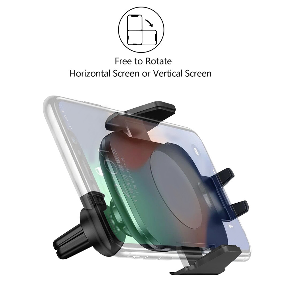 Fashion Car Holder Fast Wireless Phone Holder Charging Air Vent