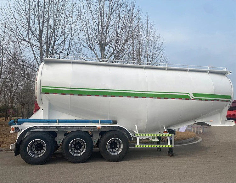 3 Axles Dry Bulk Cement Trailer Semi Trailer Cement Powder Trailer