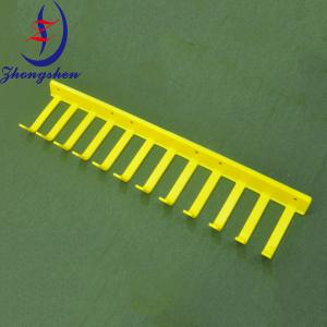 China Yellow Egg Collection Finger 330MM For Poultry Chicken Cage wholesale
