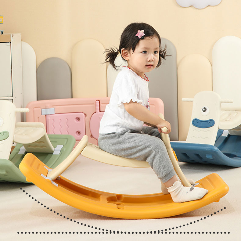 Baby Trojan Horse Nursery Child Unisex Rocking Horse Roller Coaster for 1-5 Year Olds