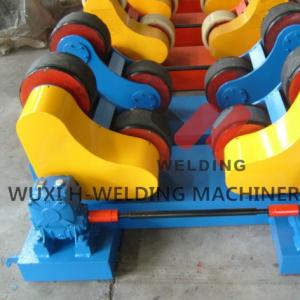 China 40T Vessel Pipe Welding Rotator With Rubber Roller High Speed 1000 mm / min wholesale