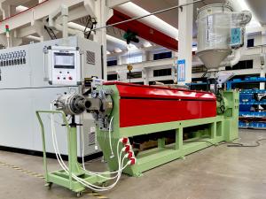 China 1-5mm Cable Extruder Line Machine 90kg/H PVC Wire Extruder For TV And CCTV Cable Production wholesale