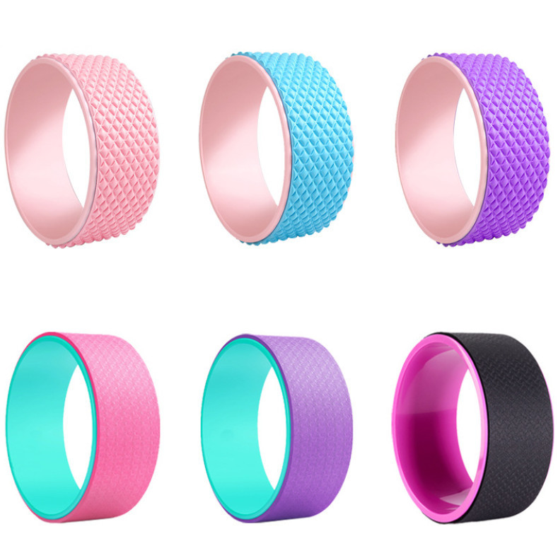 TPE EVA Yoga Back Roller Wheel Custom Logo For Back Pain