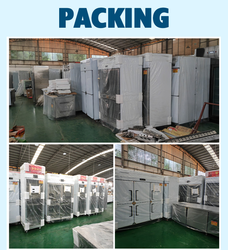 Air Cooling Double Glass Door Display Chiller 980L R290 Single Temperature