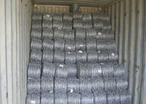 China 2.8mm Diameter Silver Single Razor Barbed Fencing Wire wholesale