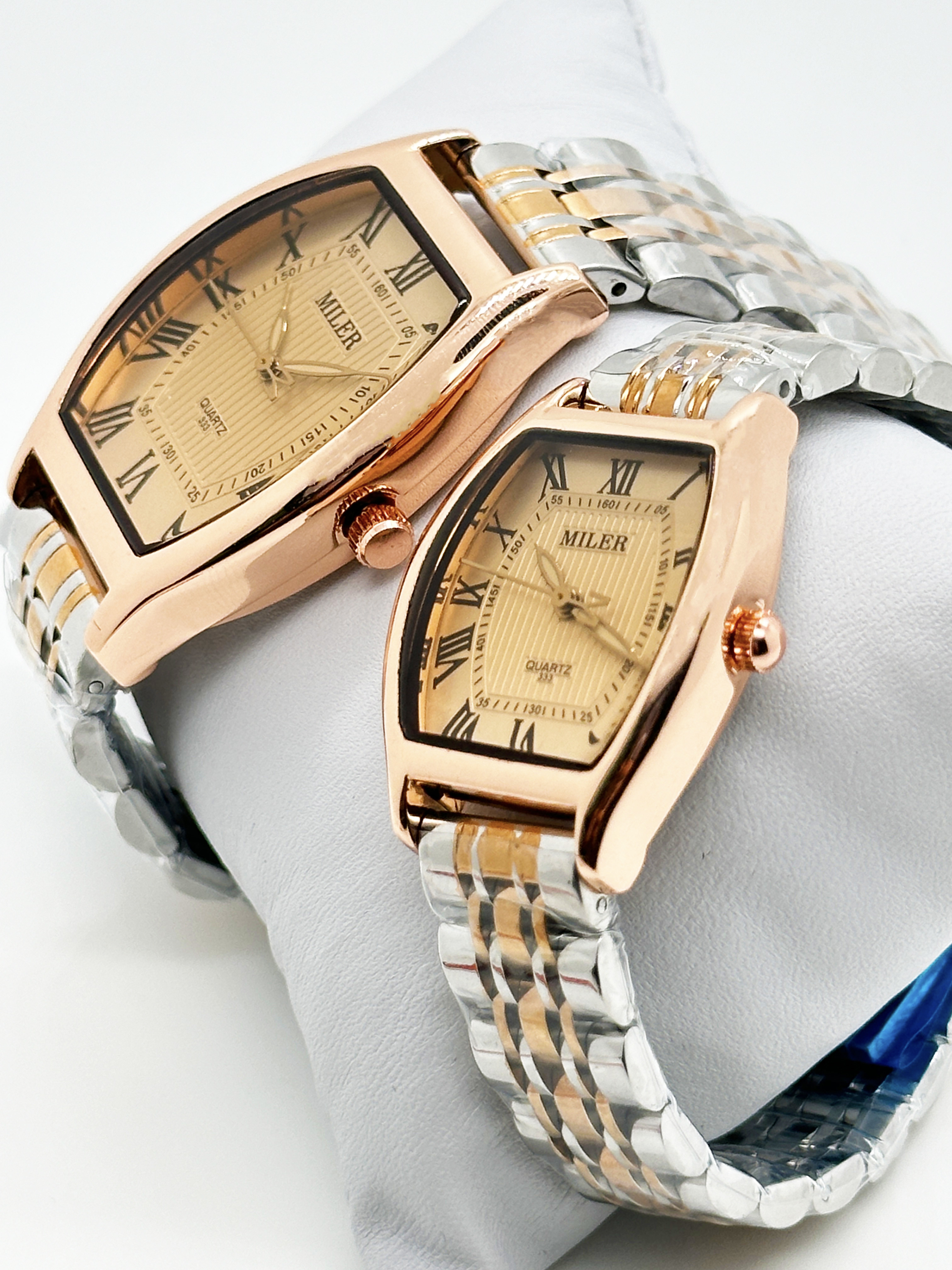 Waterproof Luxury Couple Watch Luminous Stainless Steel Quartz Watch