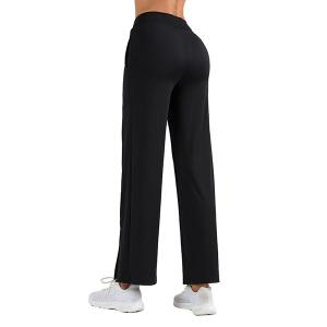 China Flare Yoga Pants For Women With Pockets Custom Logo wholesale