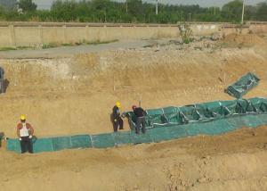 China PP Geotechnical Bags itary Bunker Galfan Metal Gabion Baskets wholesale