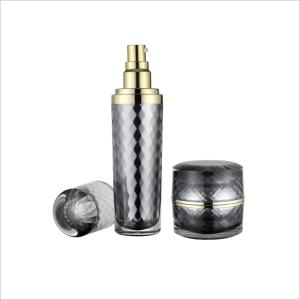 China Diamond Double Wall Cosmetic Cream Jar PMMA Cream Jar Containers For Cosmetics wholesale