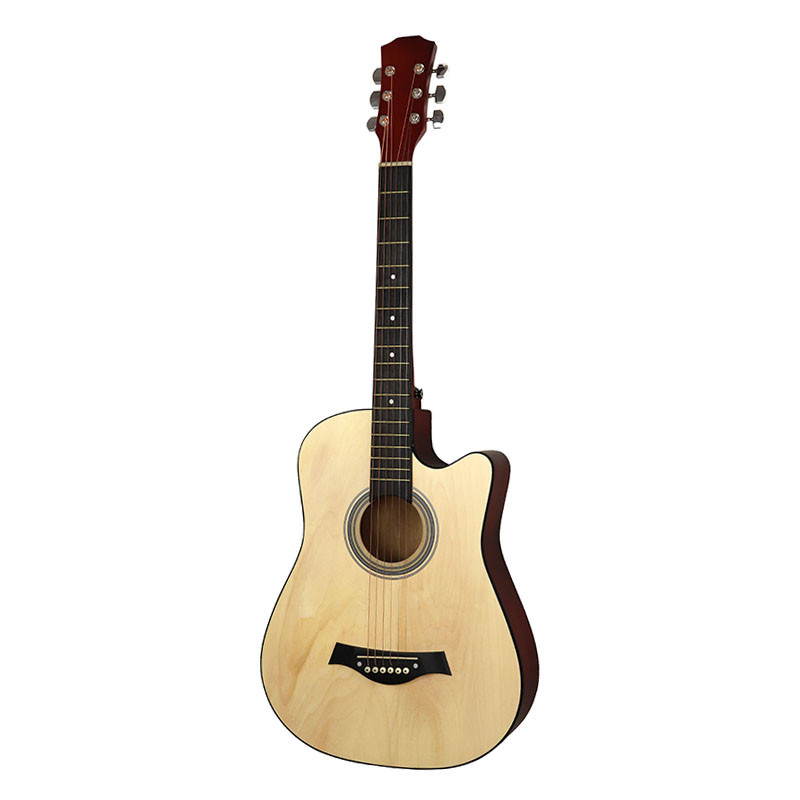 China Guitars for Sale 6 String 38 inch Acoustic Guitar 40" Advancing Student Cutaway Acoustic Electric Guitar(AF238CE)