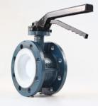 EN593 Hydraulic Ubber Seated Cast Iron Butterfly Valves
