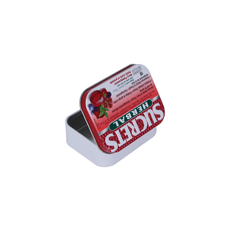 High Quality Mint Tin Box Rectangular Candy Tins Food Grade Mini Tin Case with Different Designs