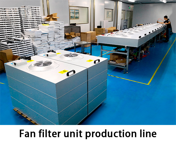Enhanced overall system performance Enhanced airflow distribution fan filter unit ffu for Medical