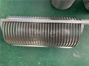 China 255mm 316L Slot 1mm Screw Press Separator Screens wholesale