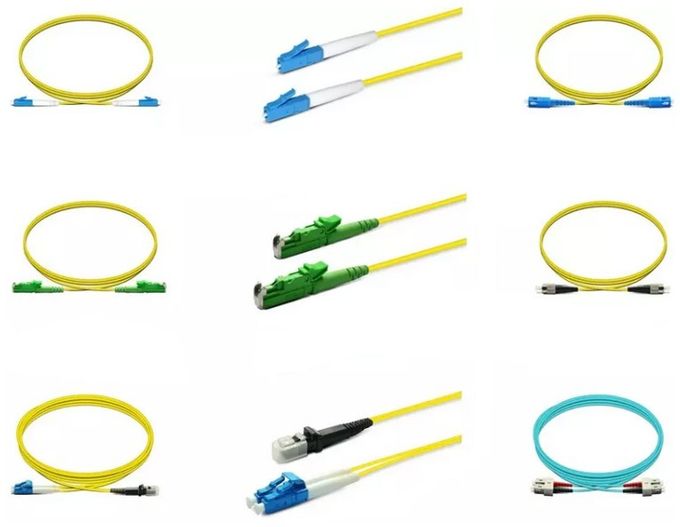 SC APC - SC APC Fiber Optic Patch Cord Singlemode 3.0mm PVC Outer Jacket