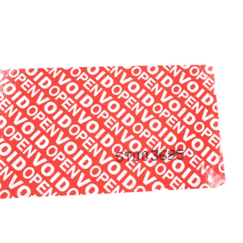 Non Transfer PET Void Hologram Sticker Label Roll Self Adhesive CMYK Color