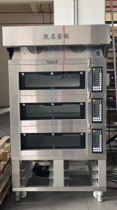 China 11kw 300c Commercial Electric Deck Oven 3 Deck 6 Tray Oven 18&quot;X26&quot; US Trays wholesale