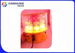 Red And White Dual Aeronautical Obstruction Light , Medium Intensity Aircraft