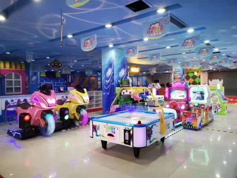 Hockey Star Arcade Style Air Hockey Table , Fiberglass 4 Player Air Hockey Table